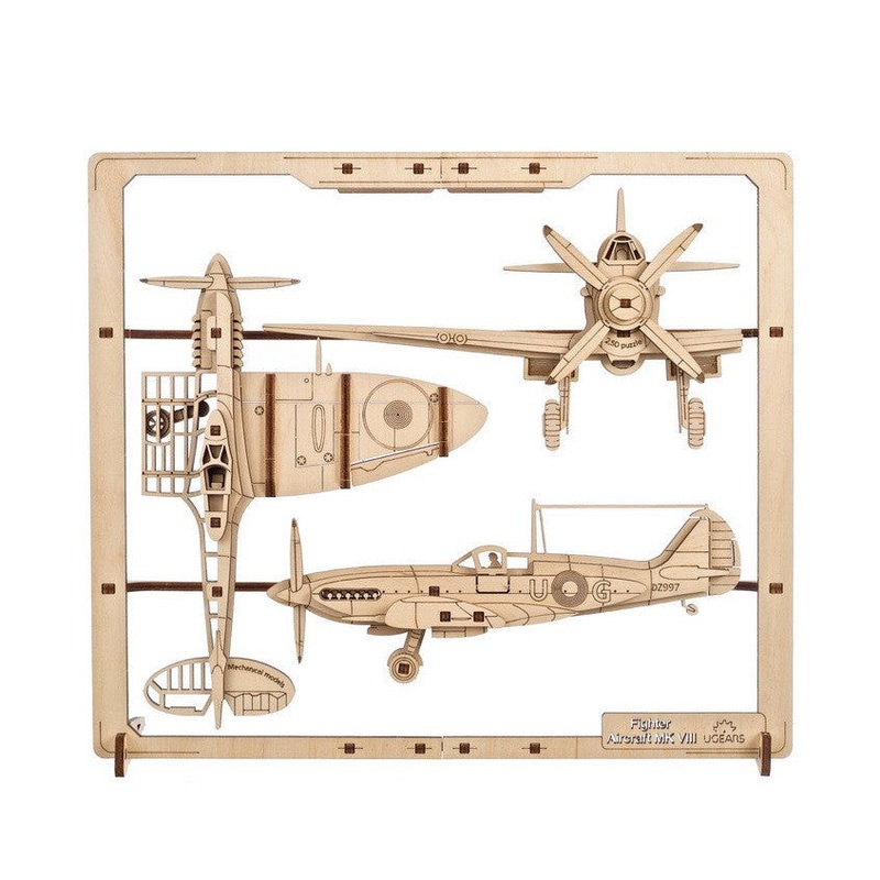 47pc Fighter Aircraft 2.5D Puzzle