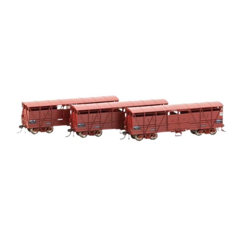 HO Scale VR Cattle Wagon 3-Pack H Contents VSBY5 VSBY22 VSBY25