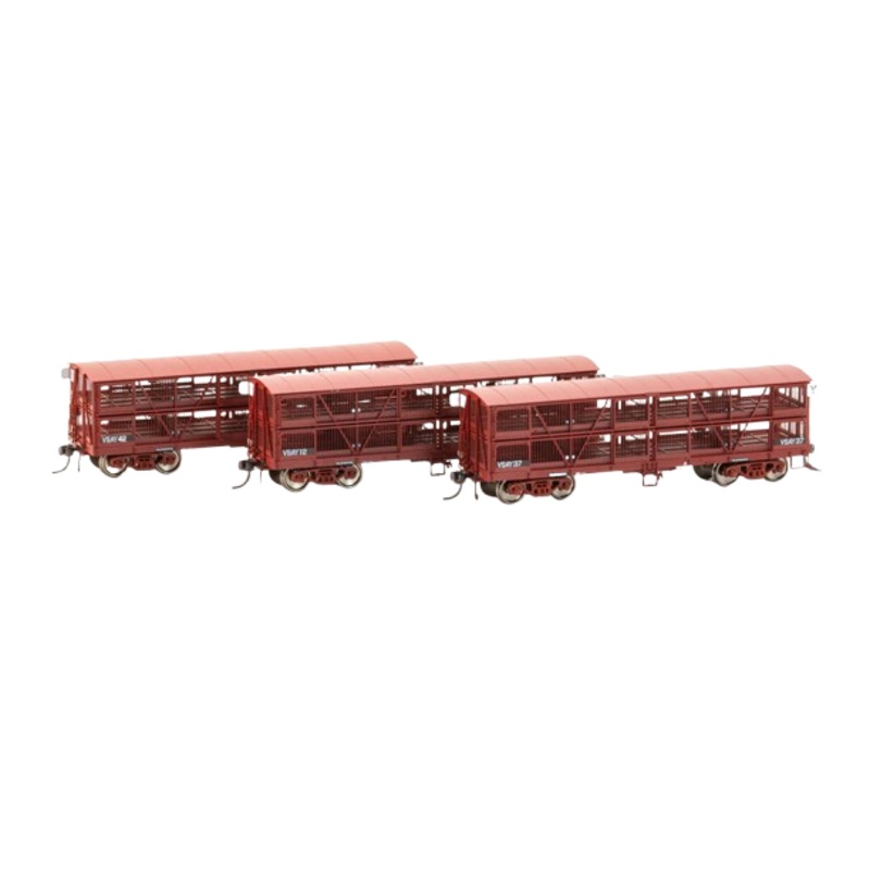 HO Scale VR Sheep Wagon 3-Pack H Contents VSAY12 VSAY37 VSAY42