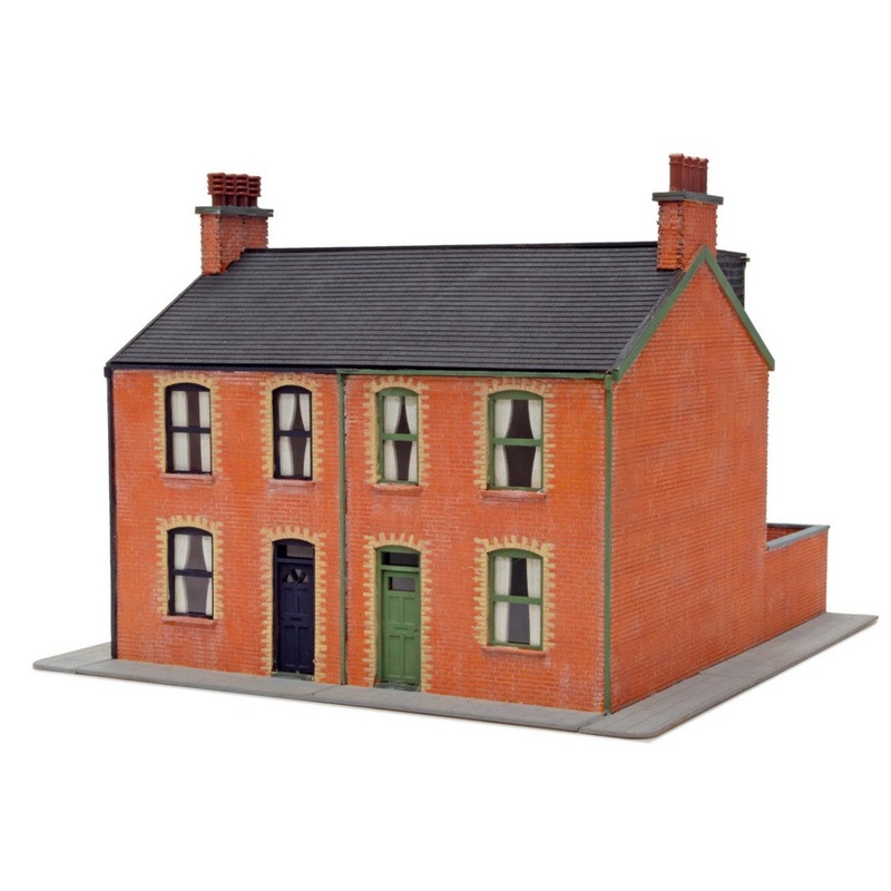 OO/HO Lineside Victorian House Complete  Laser Cut Kit