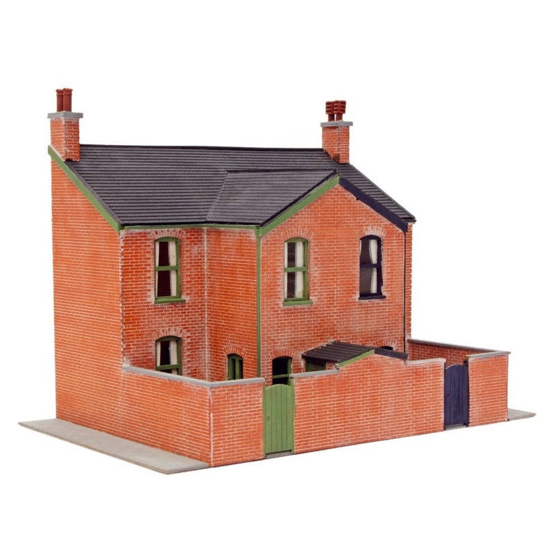 OO/HO Lineside Victorian Low Relief House Backs  Laser Cut Kit