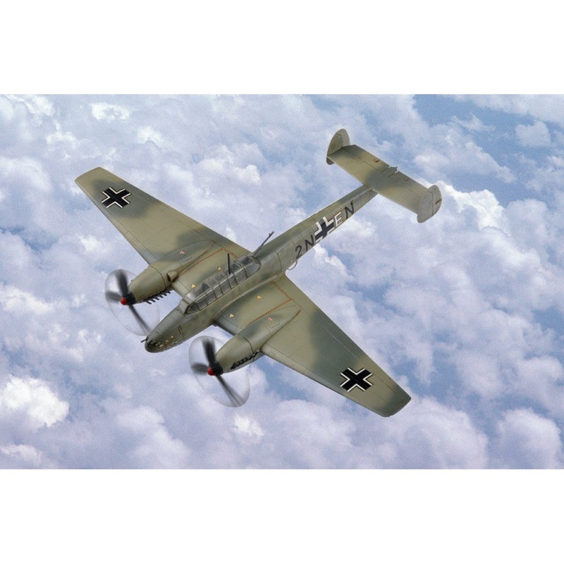 1/72 Messerschmitt BF110 Fighter Plastic Model Kit