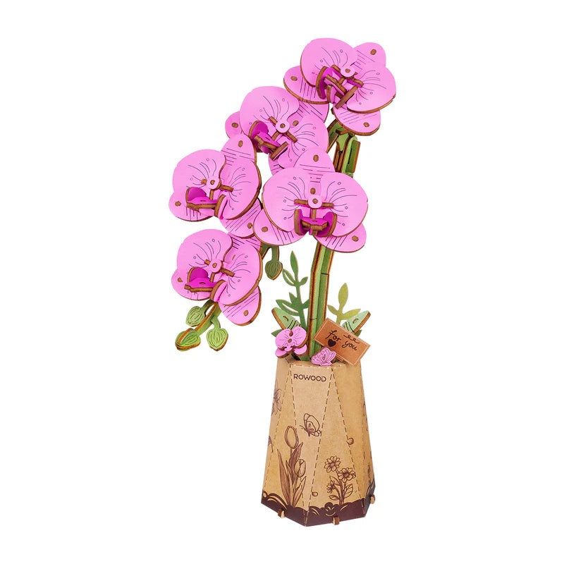 Wood Bloom Purple Moth Orchid