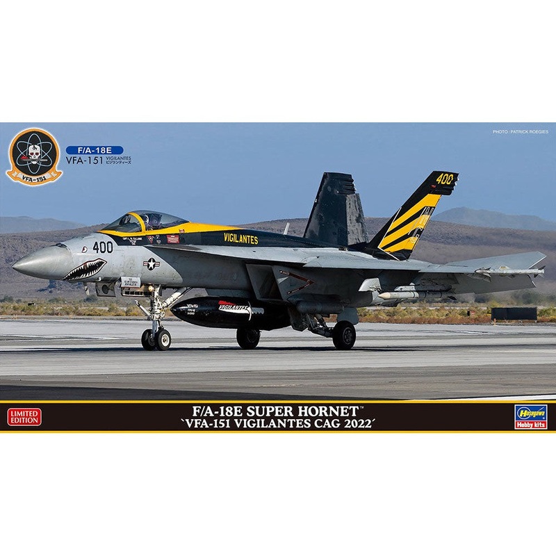 1/72 F/A-18E Super Hornet “VFA-151 Vigilantes Cag 2022” (Bonus: An Emblem Patch Is Included)