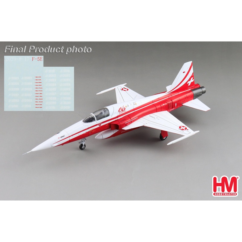 1/72 Northrop F-5E Tiger II Patrouille Suisse “60th Anniversary” 2024