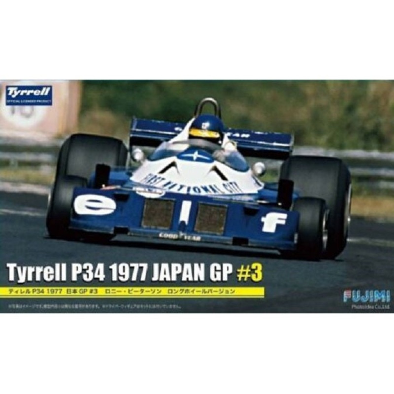 1/20 Tyrrell P34 1977 JAPAN GP Long Chassis #3 Ronnie Peterson (GP-34) Plastic Model Kit