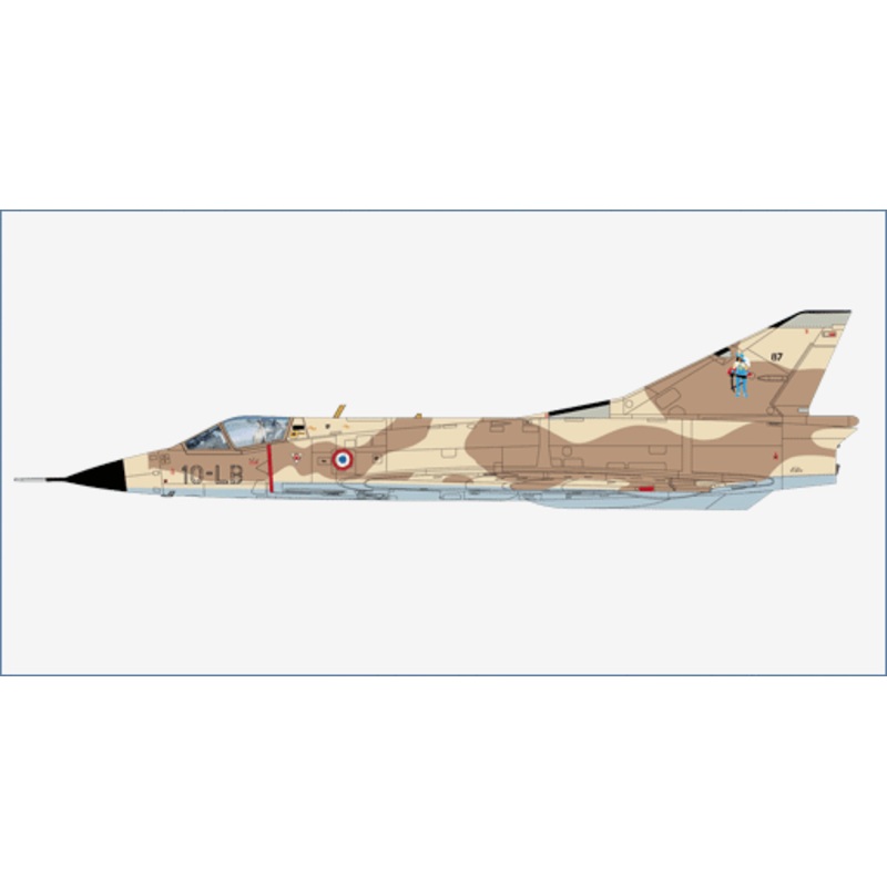 1/72Mirage IIIC 87/10-LB EC 03/010 Vexin Arme de l Air Djibouti October 1984