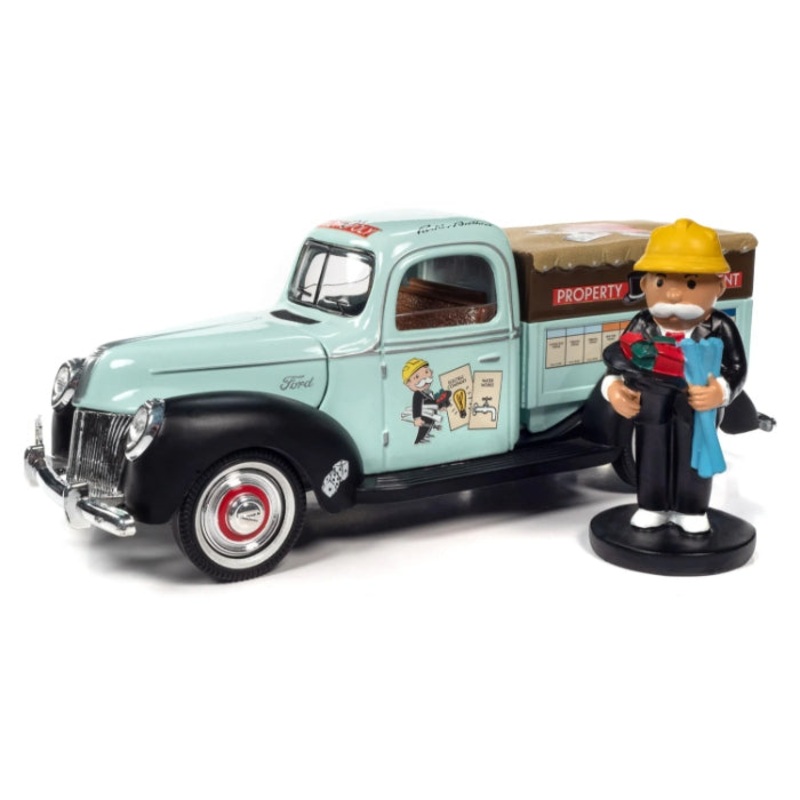 1/18 Monopoly 1940 Ford – Property Management with Resin Figure