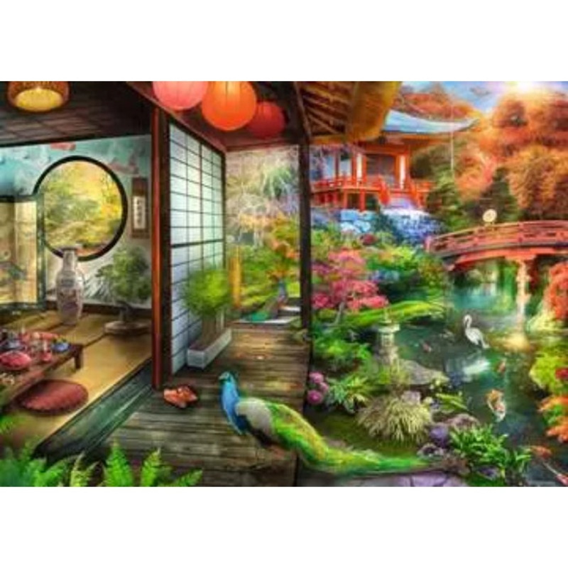 1000pc Japanese Garden Teahouse Puzzle