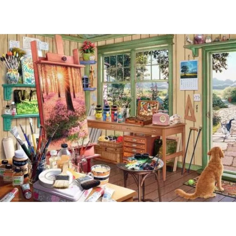 1000pc My Haven No.11 The Artist’s Shed Puzzle