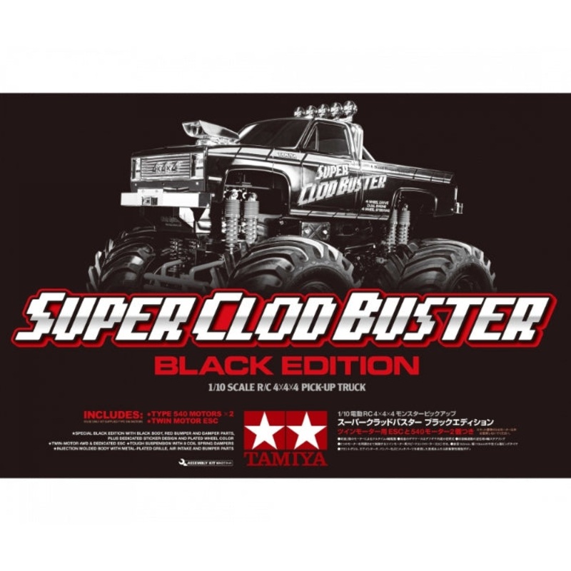 1/10 Super Clod Buster Black Edition RC