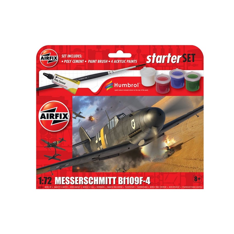 1/72 Messerschmitt BF109F-4 Starter Set