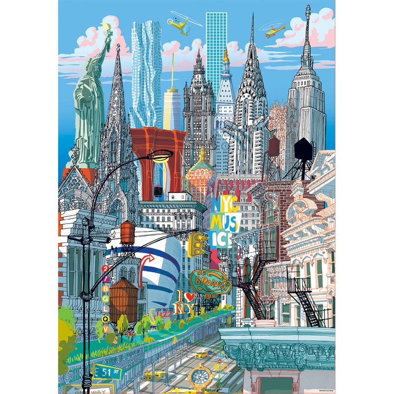 1000pc New York Carlo Stanga Puzzle