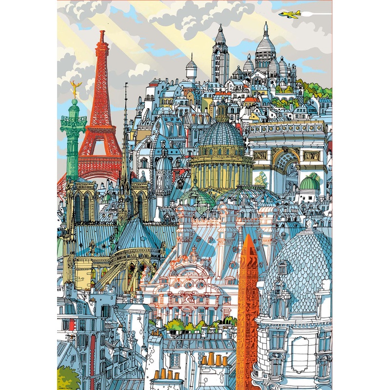 1000pc Paris Carlo Stanga Puzzle