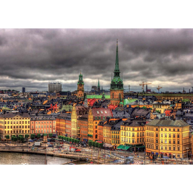 1000pc Views Of Stockholm Sweden Puzzle
