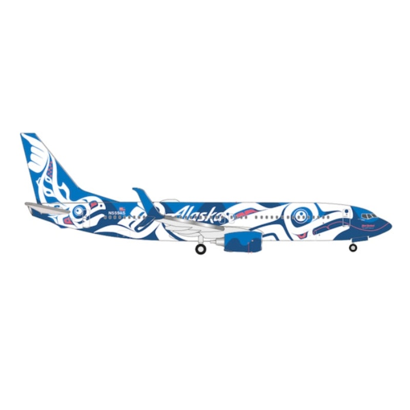 1/500 Alaska Airlines Boeing 737-800 “Xaat Kwani (Salmon People)”