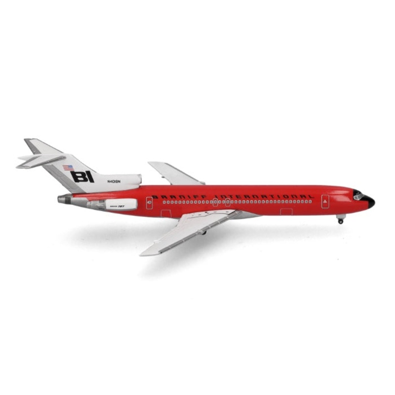 1/500 Braniff International Boeing 727-200 – Solid Red