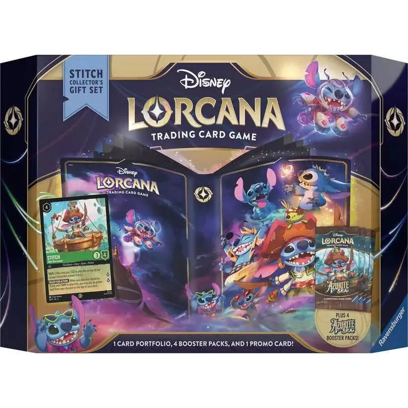 Disney Lorcana S6 Azurite Sea Stitch Collector’s Gift Set