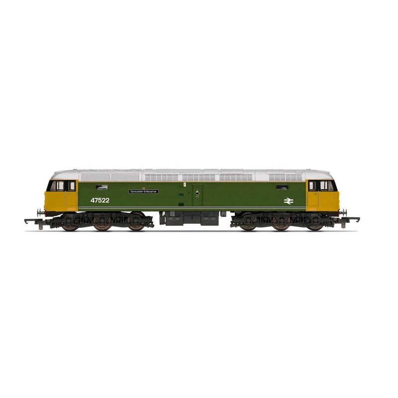 OO Railroad Plus BR Class 47 47522 “Doncaster Enterprise” – Era 8 Locomotive