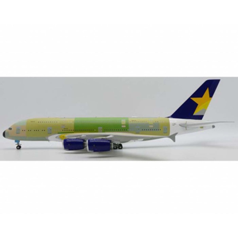 1/200 Skymark Airlines Airbus A380 “Bare Metal” Reg: F-WWSL with Stand