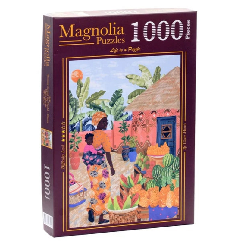 1000pc Women Around the World Ghana Claire Morris Special Edition Jigsaw Puzzle