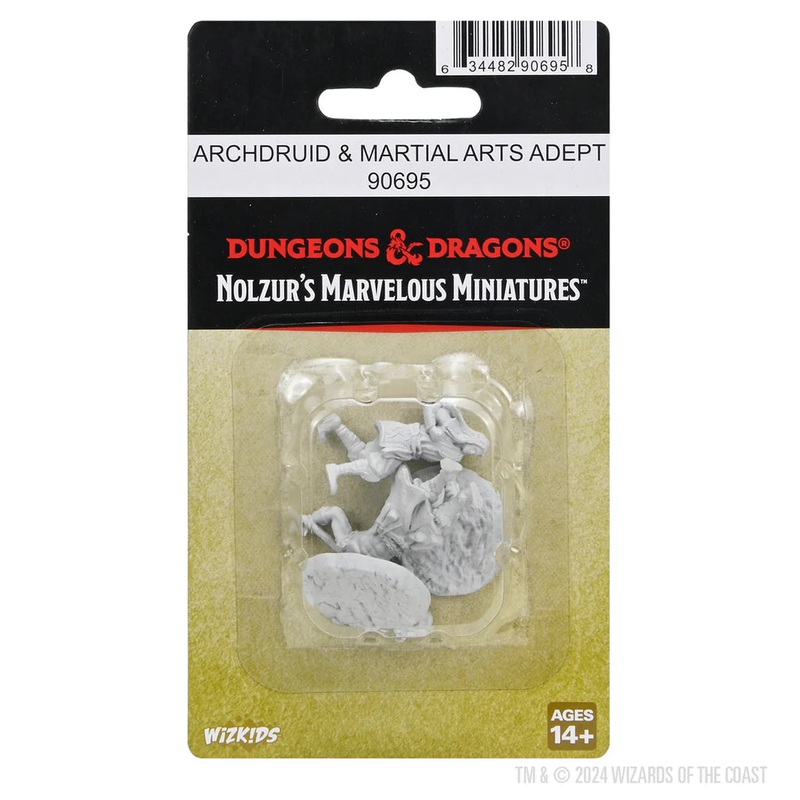 D&D Nolzur’s Marvelous Miniatures: Archdruid & Martial Arts Adept