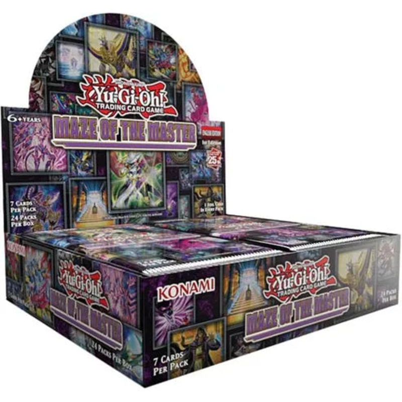 YuGiOh Maze of the Master 7 x Card Booster 1pk