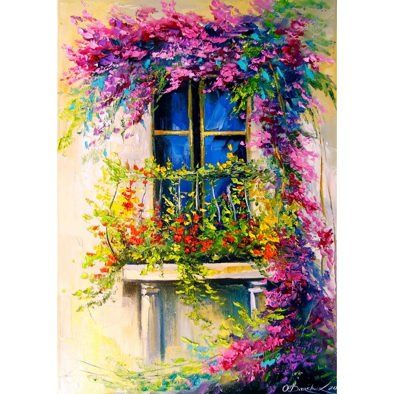 1000pc Blooming Balcony Jigsaw Puzzle