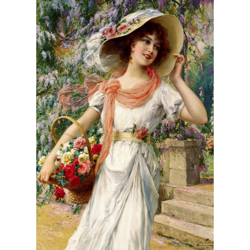 1000pc Emile Vernon: The Flower Garden Jigsaw Puzzle