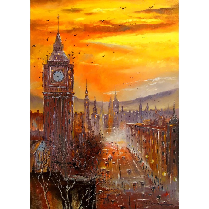1000pc London Evening Jigsaw Puzzle