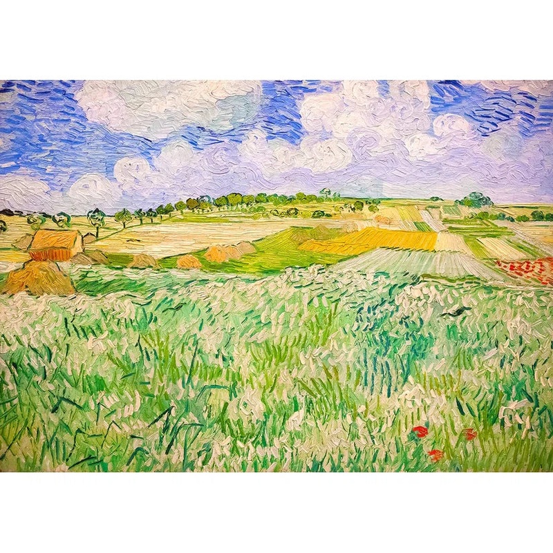 1000pc Vincent Van Gogh: Plain near Auvers Jigsaw Puzzle