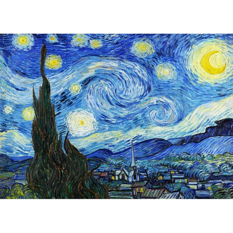 1000pc Vincent Van Gogh: Starry Night Jigsaw Puzzle