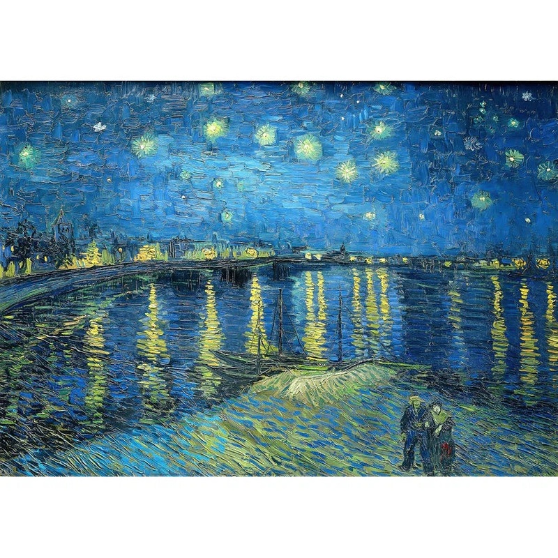 1000pc Vincent Van Gogh: Starry Night Over Rhone Jigsaw Puzzle