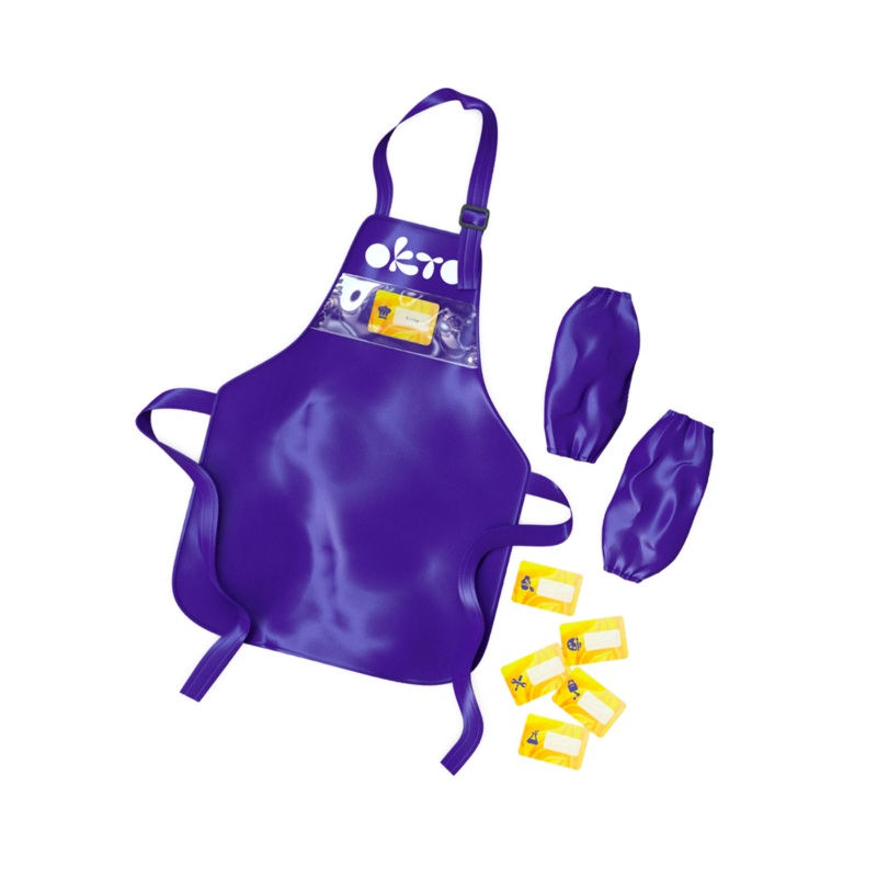 Apron with Arm Sleeves
