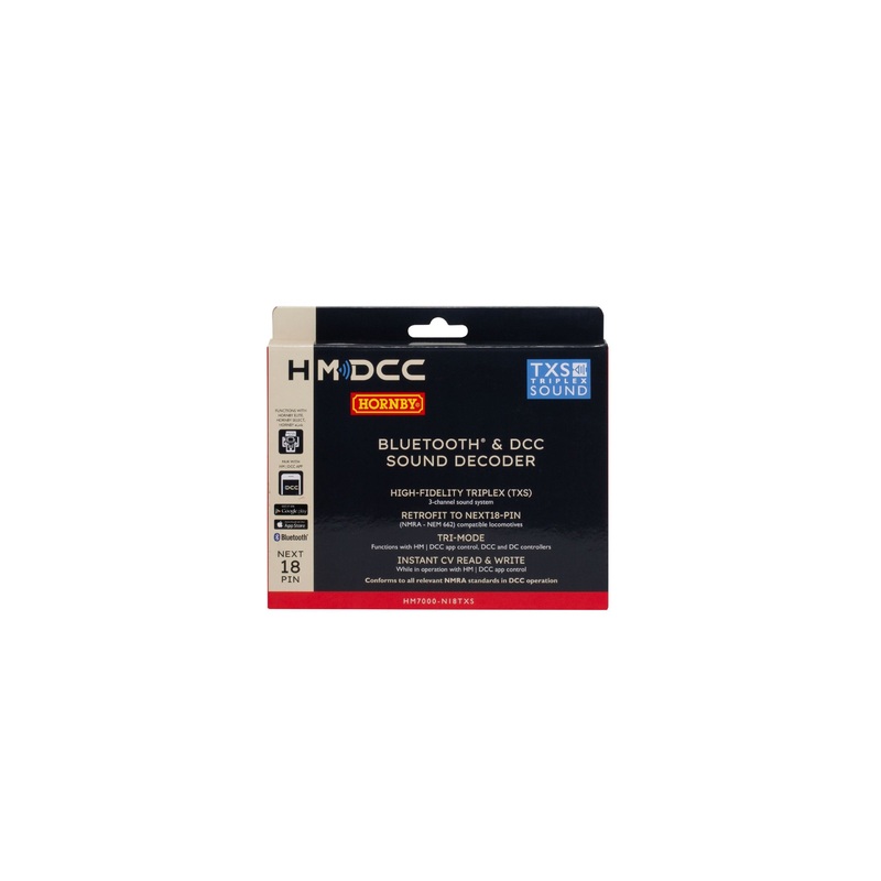 OO HM7000-N18TXS: BLUETOOTH & DCC SOUND DECODER (NEXT18-PIN)