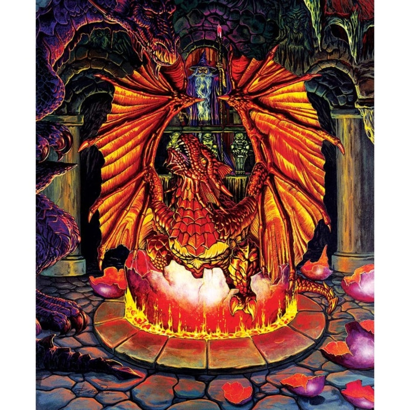 1000pc Birth of A Fire Dragon Puzzle