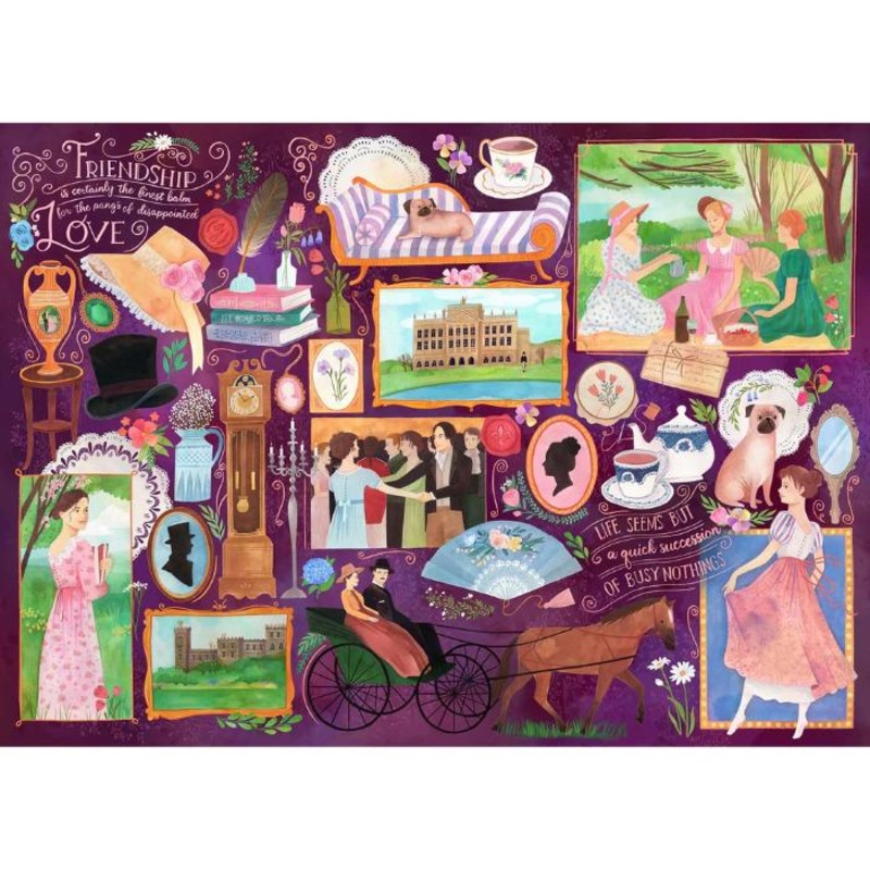 1000pc Book Club Jane Austen Puzzle