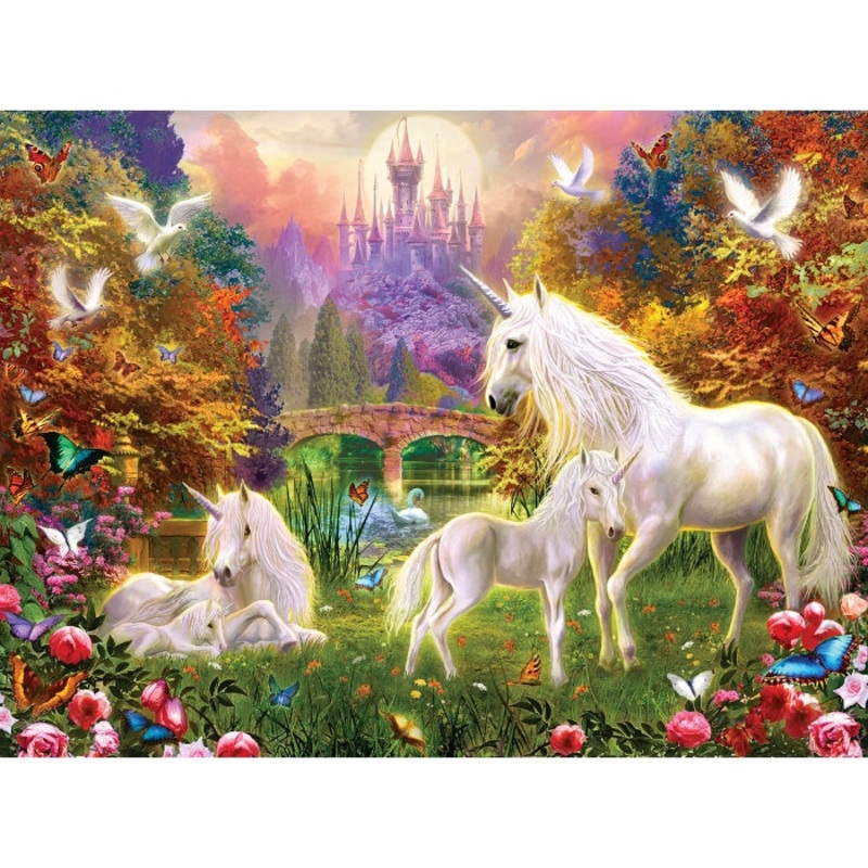 1000pc Castle Unicorns Puzzle