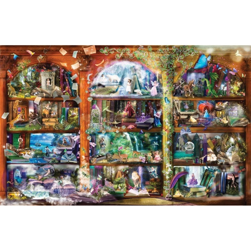 1000pc Enchanted Fairy Tale Library Puzzle