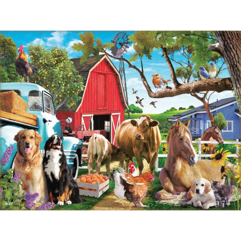 1000pc Gathering In The Farmyard Puzzle