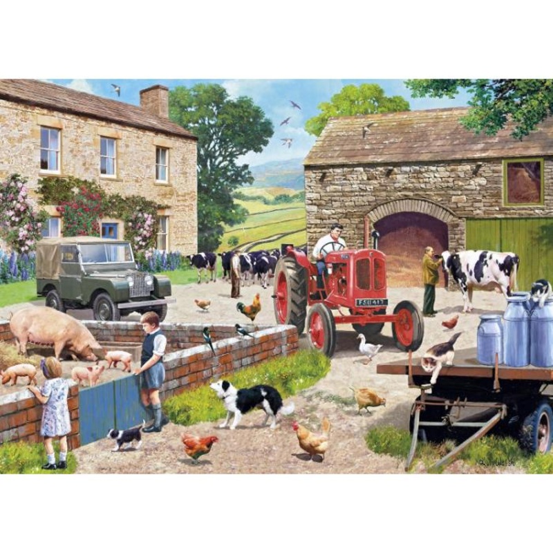 1000pc Life On The Farm Gibson Puzzle