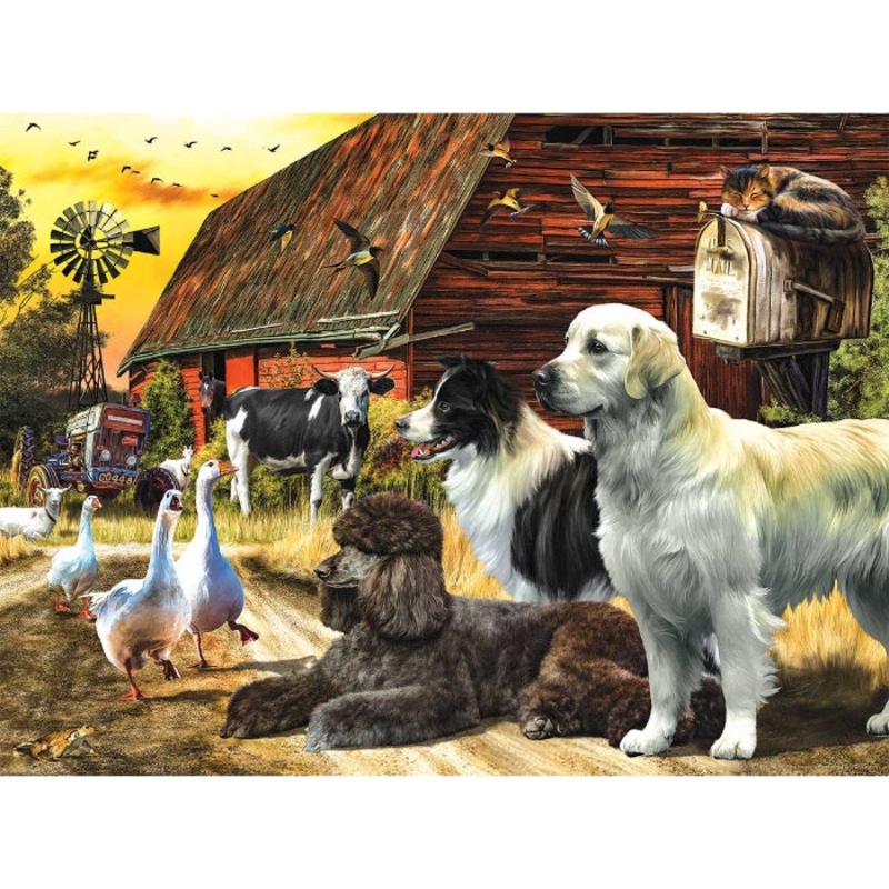 1000pc Life On The Farm Puzzle