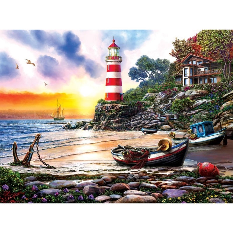 1000pc Lighthouse Harbour Puzzle