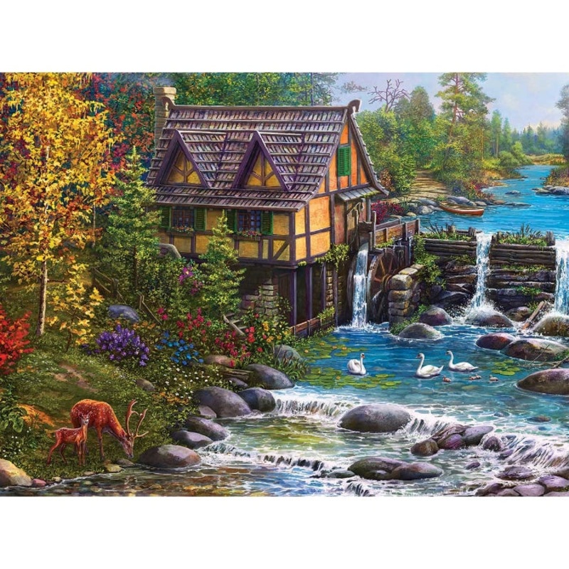 1000pc Mill By The Stream Puzzle