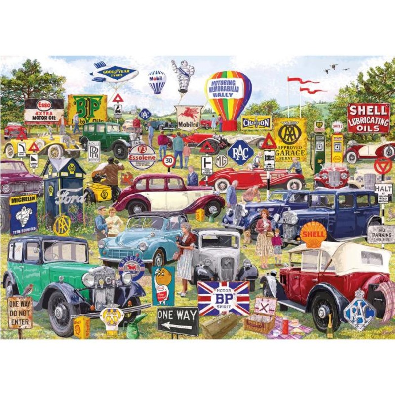 1000pc Motoring Memorabilia Puzzle