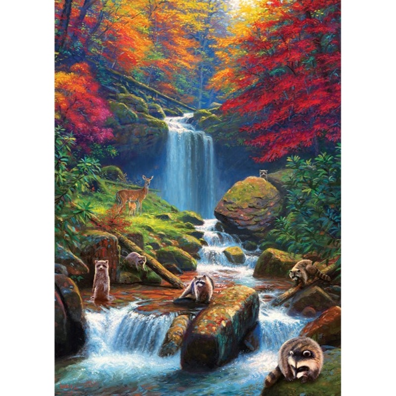 1000pc Mystic Falls In Autumn Puzzle