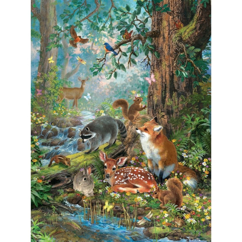 1000pc Out In The Forest Puzzle