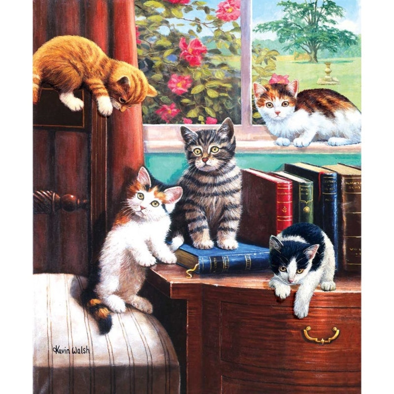 1000pc Playtime In The Study Puzzle