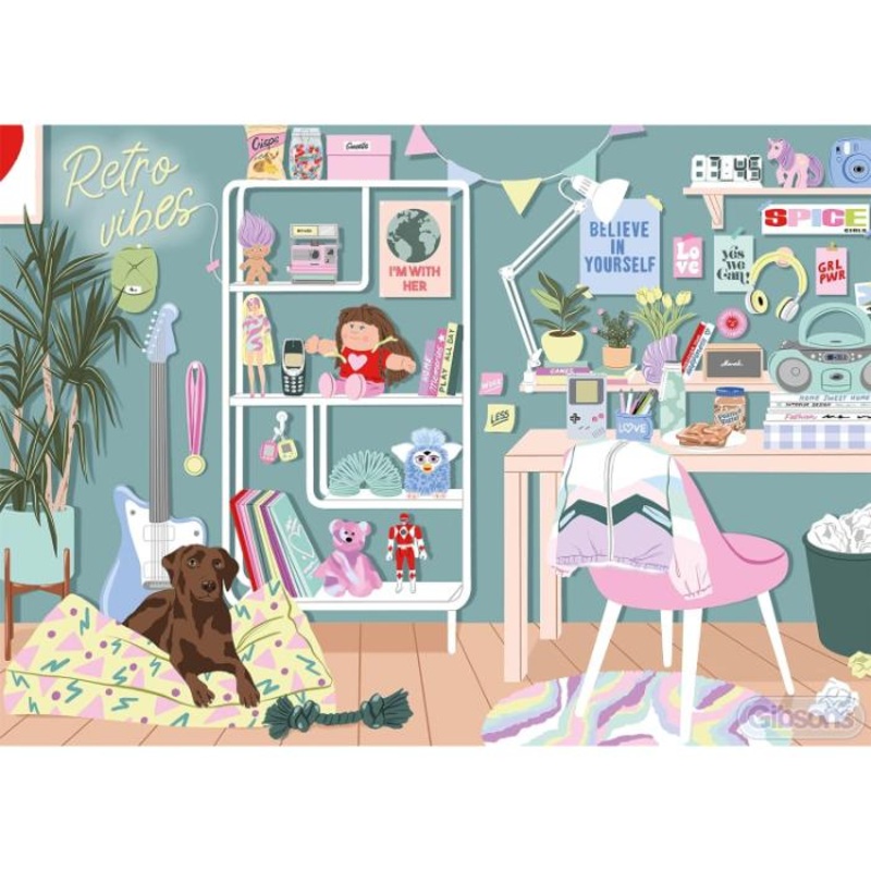 1000pc Retro Vibes Puzzle