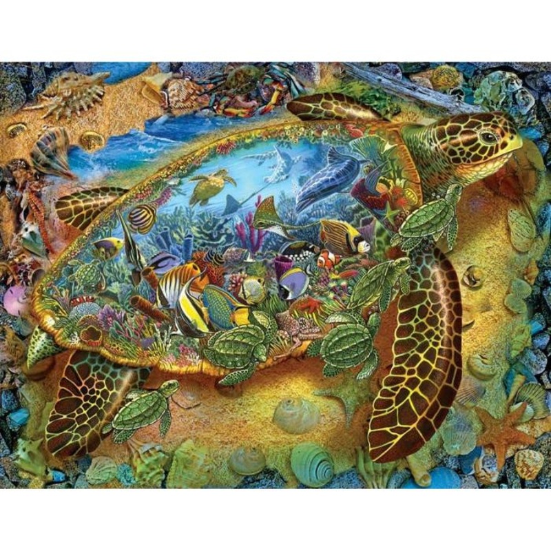 1000pc Sea Turtle World Puzzle